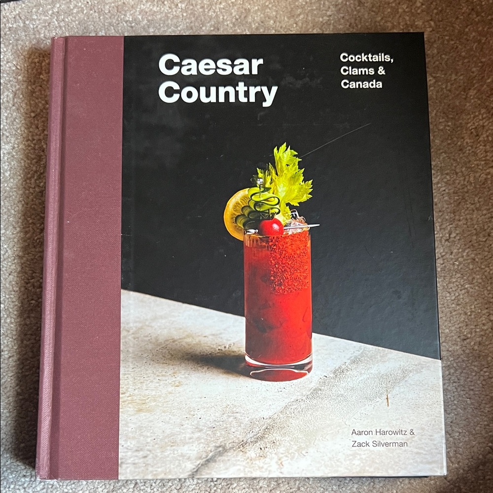 Caesar Country Cocktail Recipe Book - Black and Brown
